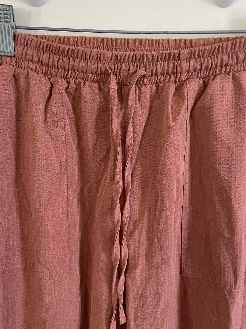 mahina Dusty Rose Elastic Waist Jogger Pants - Picture 4 of 8